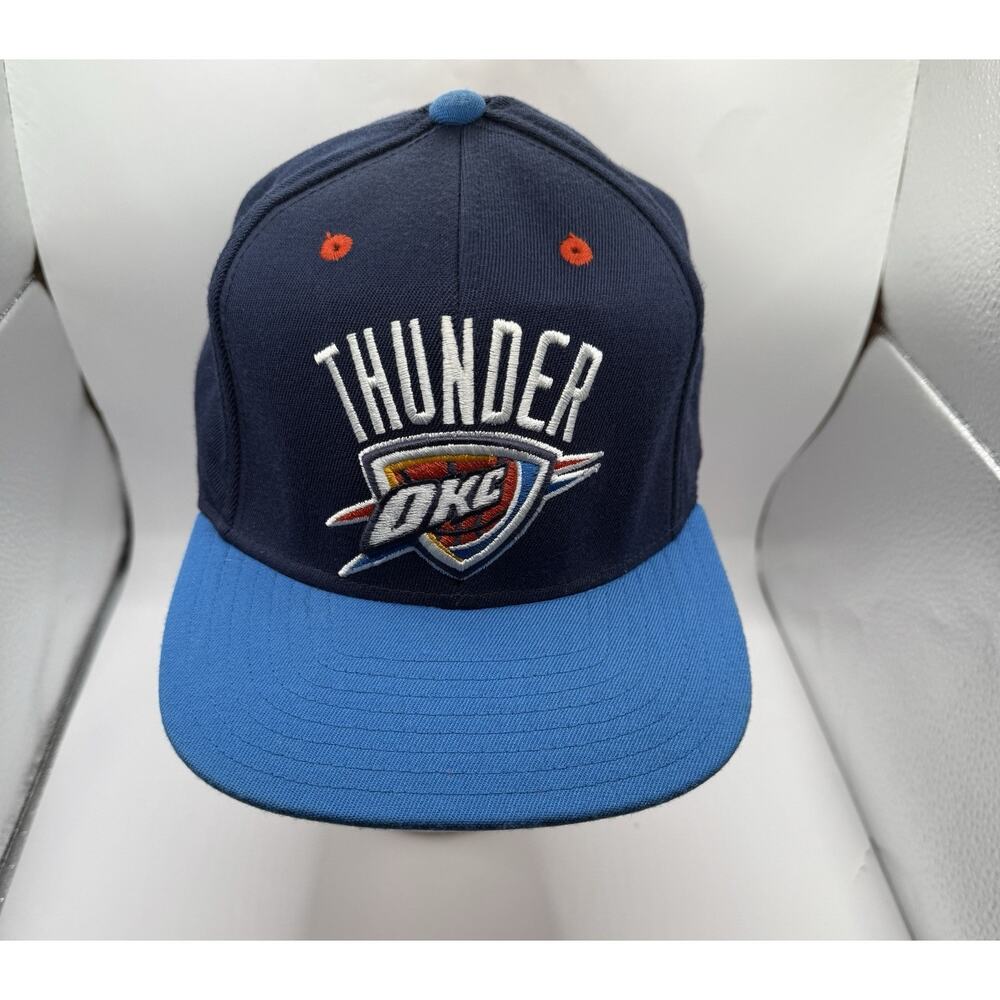 Addias Oklahoma‎ City Thunder NBA Team Hat Cap Adjustable Blue